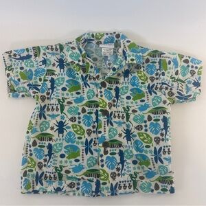 Nui‎ Nalu Hawaiian Shirt Baby Toddler 24 M Bugs Short Sleeve Shirt Madein USA